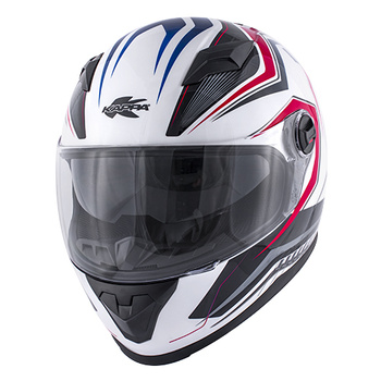 KAPPA KASK KV27 DENVER INTEGRALNY Z BLENDĄ KOLOR BIAŁY / CZERWONY / NIEBIESKI 60/L - WYPRZEDAŻ - WYCOFANY Z OFERTY - HKKV27FWHRB60