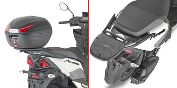 GIVI STELAŻ KUFRA CENTRALNEGO MONOLOCK BEZ PŁYTY - SUZUKI Avenis 125 (23)