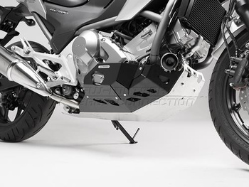 Osłona silnika płyta pod silnik SW-MOTECH HONDA NC700/NC750 WITH DCT black/silver - MSS.01.151.10100