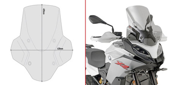 GIVI szyba dymiona 49 x 43 cm (H x W) - BMW BMW F 900 XR (20) - D5137S