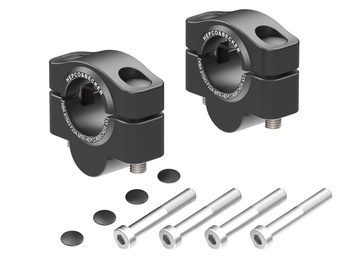 Podwyższenie kierownicy do Suzuki V-Strom 1050 DE (2023 - ) 20mm, czarne