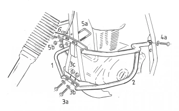 Hepco&Becker 650 R DAKAR (1992-1994) Gmol silnika - 502304 00 01