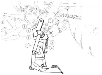 Hepco&Becker LV 1000 (2004-2005) Stopka centralna - 505299 00 01