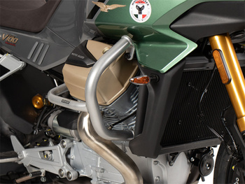 Osłona silnika srebrna do Moto Guzzi V100 Mandello / S (2022-)