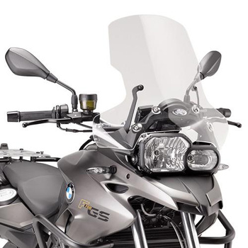 KAPPA SZYBA BMW F 700 GS (13-17) 50 X 49 CM PRZEZROCZYSTA - POTRZEBNE MOCOWANIE D5107KITK - 5107DTK