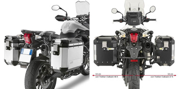 GIVI stelaż kufrów bocznych OUTBACK - TRIUMPH TIGER 800 / 800 XR / XC (11 > 17) - PL6401CAM