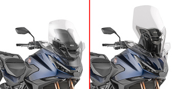 GIVI SZYBA PRZEZROCZYSTA 60 x 49 cm (H x L) - HONDA NT 1100 (25)