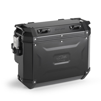 KAPPA Komplet kufrów bocznych 37L + 33L prawy wcięty KAPPA VOYAGER - czarne