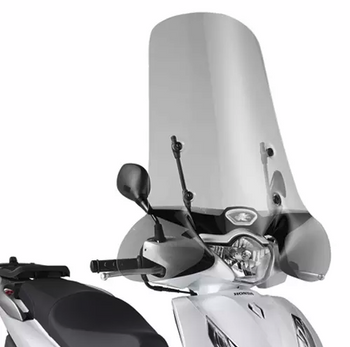 KAPPA SZYBA HONDA SH 125I/150I/ABS ('12-'19) 72 X 71 CM PRZEZROCZYSTA - POTRZEBNE MOCOWANIE A1117AK LUB A1155AK - 1117AK