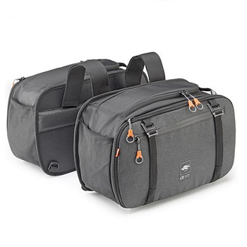 KAPPA TORBY (SAKWY) BOCZNE 16/25L KOLOR SZARY (ALPHA RANGE) - AH202