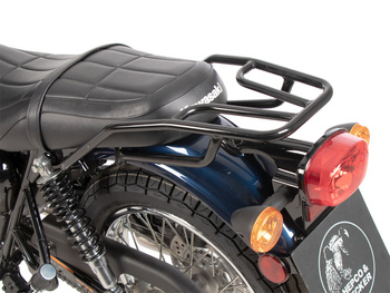 Tylny bagażnik rurowy czarny połysk do Kawasaki W230 / Meguro S1 (2025-)