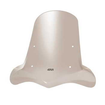 GIVI szyba przeźroczysta (66Hx67W) APRILIA Sportcity 125-200-250 (04 > 08) / HONDA Zoomer 50 (Ruckus 50) (04 > 14) (WYMAGA A129A) - 105A