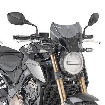 GIVI szyba dymiona 22 x 31 cm (H x W) / potrzebny KIT - HONDA CB 650 R (19) / BENELLI 502 - 1173S