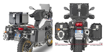 GIVI stelaż kufrów bocznych OUTBACK - BMW F 750 / BMW F800 2024 / 850 GS / BMW F900 2024  - PL5127CAM