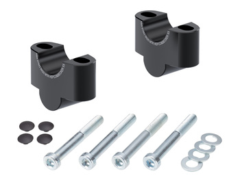 Podwyższenie kierownicy 25 mm czarne do Hondy NC 750 S / DCT (2014-2020)