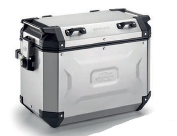 KAPPA 2025/05 KUFER BOCZNY 48L MONOKEY CAM SIDE KVG48A K'VOYAGER ALUMINIOWY PRAWY KOLOR SREBRNY