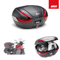 czarny z czerwonymi odblaskami