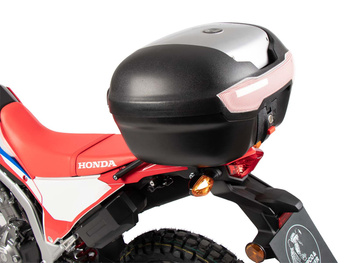 Topcase - Set Journey topcase 40 czarno-srebrny z bagażnikiem do Hondy CRF 300 L (2021-)