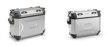 KAPPA KUFRY BOCZNE 48L MONOKEY CAM SIDE KVG48A K'VOYAGER ALUMINIOWE PRAWY / LEWY KOLOR SREBRNY