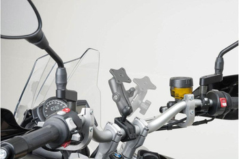 Uniwersalny Uchwyt Kulowy Gps Na Kierownicę O 22/28 Mm Sw-Motech Black GPS.00.308.30100/B