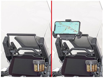 KAPPA 2022/11 POPRZECZKA DO ZAMONTOWANIA TOREB I MOCOWAŃ GPS / SMARTPHONE TRIUMP TIGER 1200GT '22-, - KFB6422
