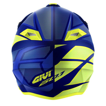 GIVI KASK CROSS 60.1 INVERT ECE R22-06 KOLOR NIEBIESKI/ ZÓŁTY MAT ROZMIAR XL