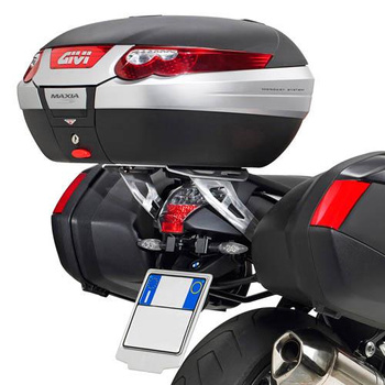 GIVI stelaż kufra centralnego z aluminiową płytą MONOKEY - BMW K 1200 R (05 > 08) / K 1300 R (09 > 15) - SRA690