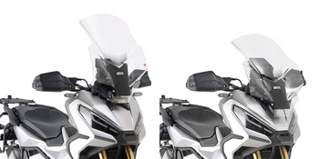GIVI SZYBA PRZEZROCZYSTA 64 x 43,5 cm (H x W) - HONDA X-ADV 750 (21 > 22) - D1188ST