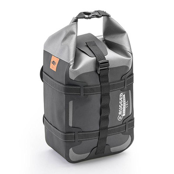 KAPPA TORBA / WAŁEK NA SIEDZENIE / BAGAŻNIK 40L 100% WODOSZCZELNA KOLOR CZARNO-SREBRNY (K' RUGGED)