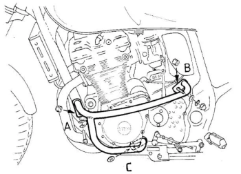 Hepco&Becker  1200 (1999-2000)/GSF 1200 (2001) Gmol silnika - 501315 00 02