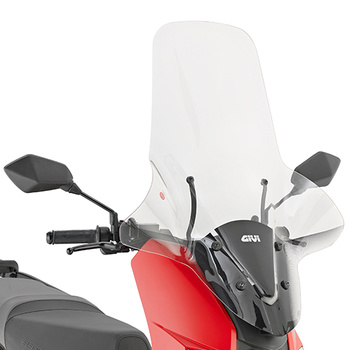 GIVI 2024 SZYBA PRZEZROCZYSTA 81,5 x 64,5 cm (H x W) - SEAT Mo 125 (22 > 23) / SILENCE S01 (22 > 23)