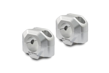 Zestaw Podwyższający Kierownicę Sw-Motech 28Mm Podwyższenie 20Mm Silver LEH.00.039.24100.20/S