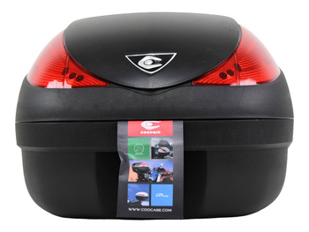 Kufer centralny COOCASE 36L z płyta montażową - czerwony