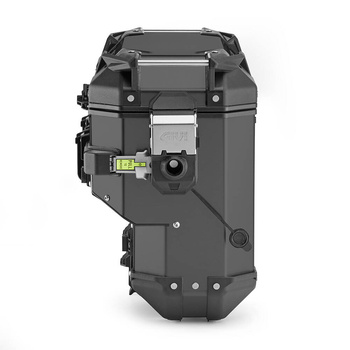 Kufer boczny aluminiowy GIVI Trekker EVO Smart Black Line 33LT - prawy wcięty (GIOBKEVS33BR)  bez zamka. Do dokupienia osobno!