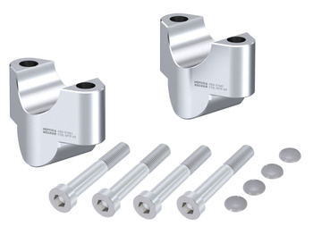 Podwyższenie kierownicy do KTM 890 SMT (2023 - ) 25 mm, srebrne