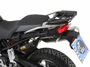 Bagażnik centralny Easyrack w kolorze czarnym, do oryginalnego bagażnika rurowego ze stali nierdzewnej BMW-Touring do BMW F 800 GS (2024-)