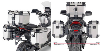 GIVI STELAŻ KUFRÓW BOCZNYCH ONE-FIT CAM - HONDA > X-ADV 750 (21) - PLO1188CAM