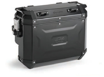 KAPPA 2025/05 KUFER BOCZNY 33L MONOKEY CAM SIDE KVGS33B K'VOYAGER ALUMINIOWY PRAWY KOLOR CZARNY ANODOWANY - WCIĘTY