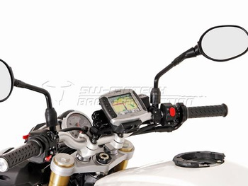 Mocowanie GPS na kierownicę SW-MOTECH KTM/TRIUMPH MODELS ER6F GSXS 750 black - GPS.11.646.10400/B