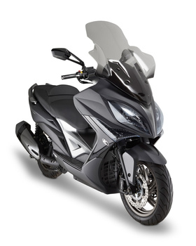 KAPPA SZYBA KYMCO XCITING 400I (13-17), XCITING S400I (18 - POTRZEBNY KIT D6112KITK ) 85,5 X 66 CM PRZEZROCZYSTA - KD6104ST