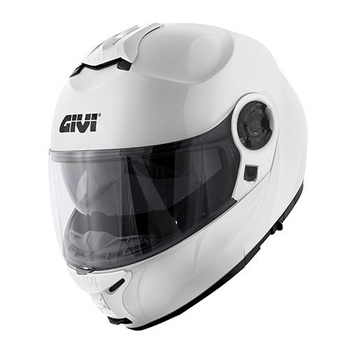 GIVI KASK X.21 EVO BASIC- SZCZĘKOWY Z BLENDĄ - BIAŁY ROZMIAR XL / 61