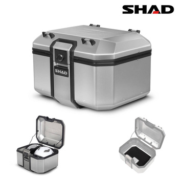 KUFER SHAD TERRA TR48 ALUMINIOWY - 48 Litrów - kolor srebrne Alu