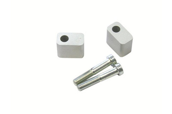 Zestaw podwyższający kierownicę 22mm KTM podwyższenie 30MM SW-MOTECH silver - LEH.00.039.110