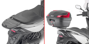 GIVI stelaż kufra centralnego MONOLOCK (bez płyty) - KYMCO AGILITY 300 R16 (19 > 20) - SR6114