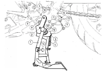 Hepco&Becker 1000 V-Strom (2002-2007) Stopka centralna - 505368 00 01