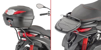 GIVI stelaż kufra centralnego z płytą MONOLOCK - PIAGGIO MP3 YOURBAN 125-300 (11 > 15) - SR5600M
