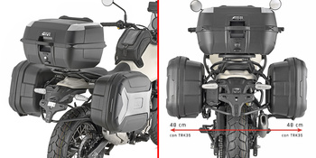 GIVI STELAŻ KUFRÓW BOCZNYCH MONOKEY - ROYAL ENFIELD himalayan 450 (24)