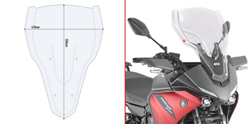 GIVI SZYBA PRZEZROCZYSTA 55 x 41 cm (H x W) - YAMAHA Tracer 700 (20)