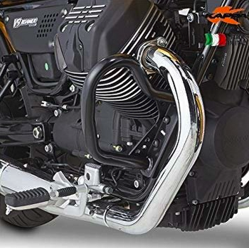 KAPPA GMOLE OSŁONY SILNIKA MOTO GUZZI V7 III Stone / Special (17-19), V7 III Stone Night Pack (19), V9 Roamer / V9 Bobber (16-19) CZARNE - KN8202
