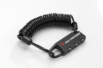 Linka Z Kłódką Sw-Motech Zbezpieczenie Do Bagażu Black 180Cm BC.LOC.00.002.10100/B